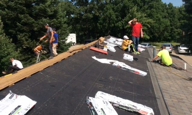 Ball Team Gives Back to the Community with Roof Replacement Project in Central Iowa